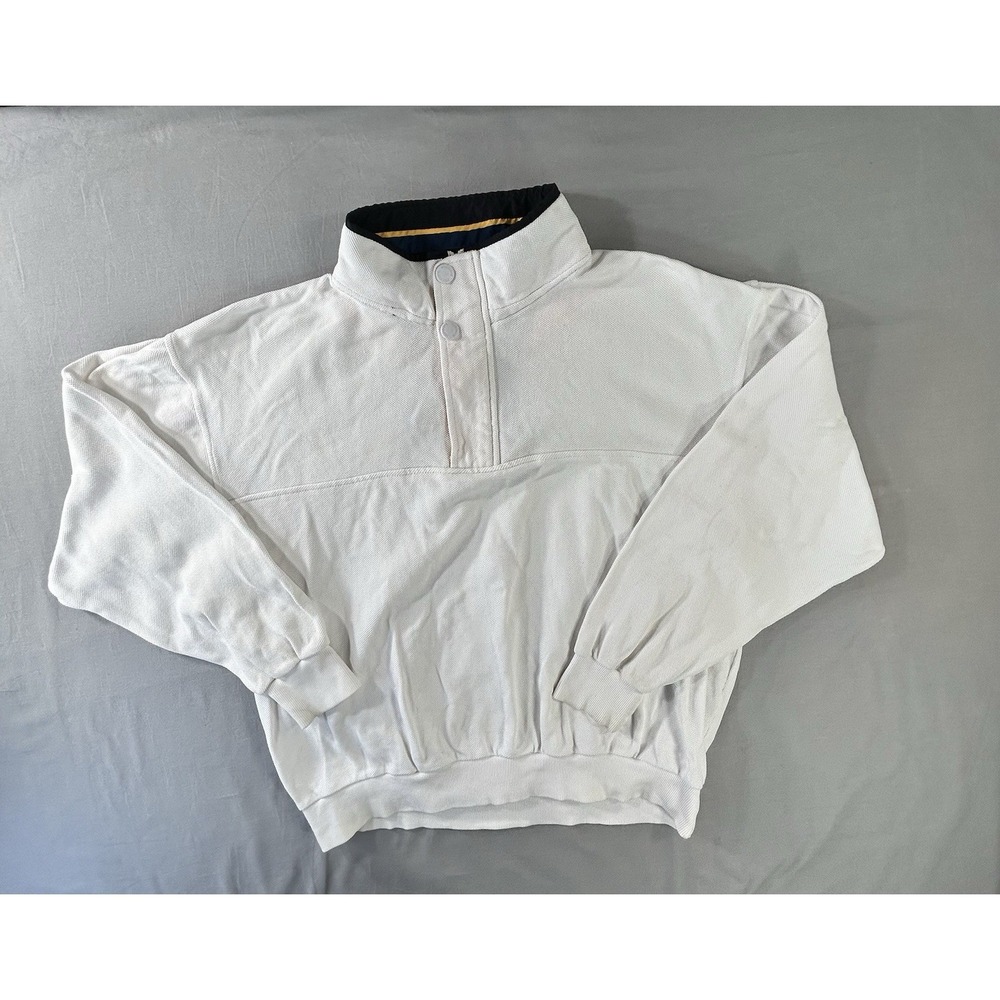 Vintage Foursome Mock Neck Pullover Sweatshirt Men's Large Has Stains